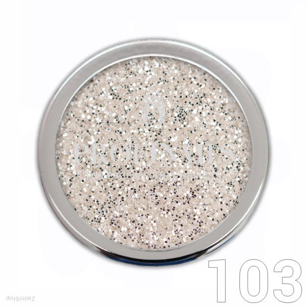 Pure Silver glitter 3g No.103 (ezüst árnyalat)